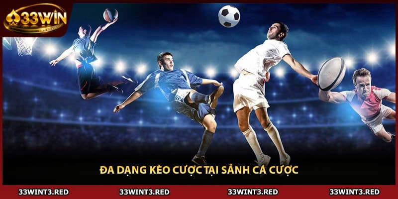 Đa dạng kèo cược tại sảnh cá cược